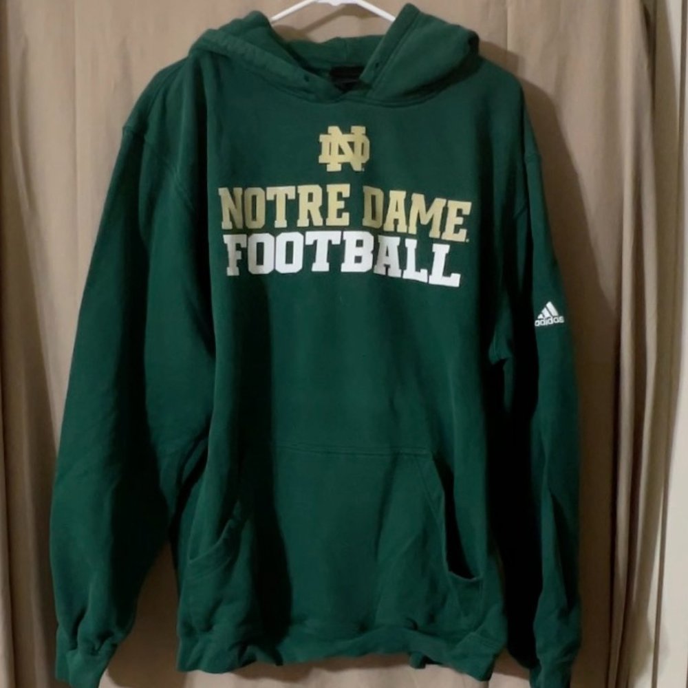 Notre Dame Football Hooded Sweatshirt (No Strings)